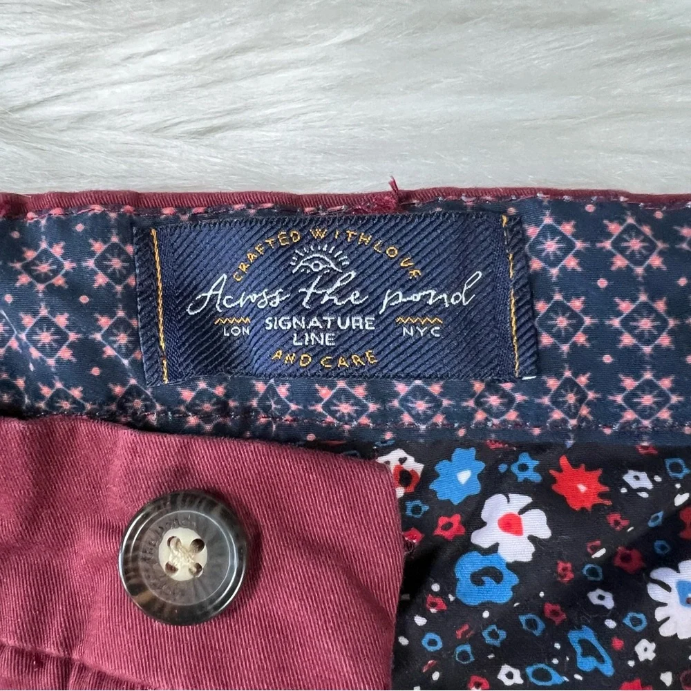 Across The Pond Skinny‎ Fit Cotton Chino Pants